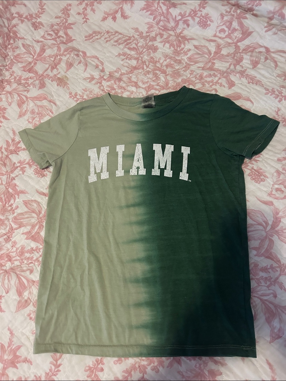 Green Ombre 'MIAMI' Short Sleeve Tee - Unbranded